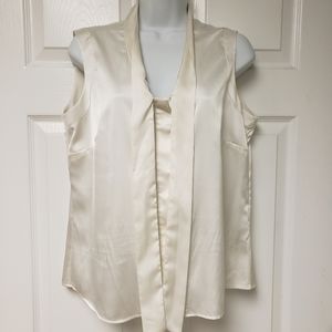 Anne Klein, bouse, Cream, petite medium